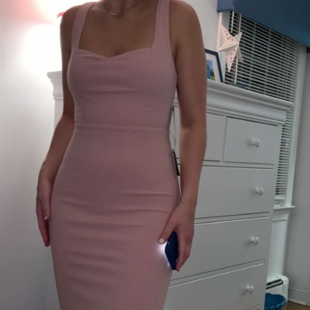 Never worn pink gown